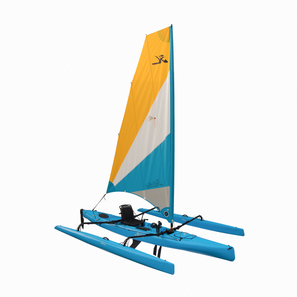 Hobie Mirage ADVENTURE ISLAND, MD 180 Turbo Kick Up Glacier Blue