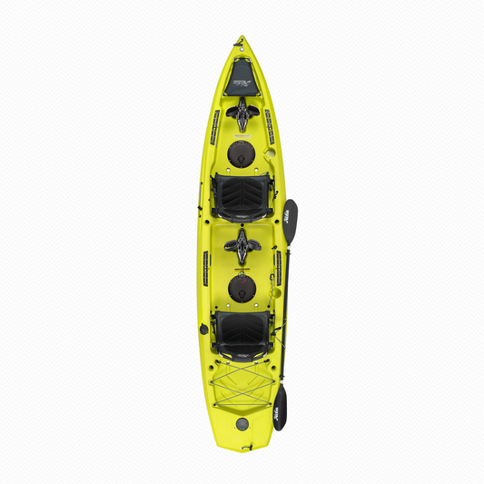 Hobie Mirage COMPASS DUO, 1x MD 180 Kick Up Standard 1x MD GT Kick Up Seagrass Green