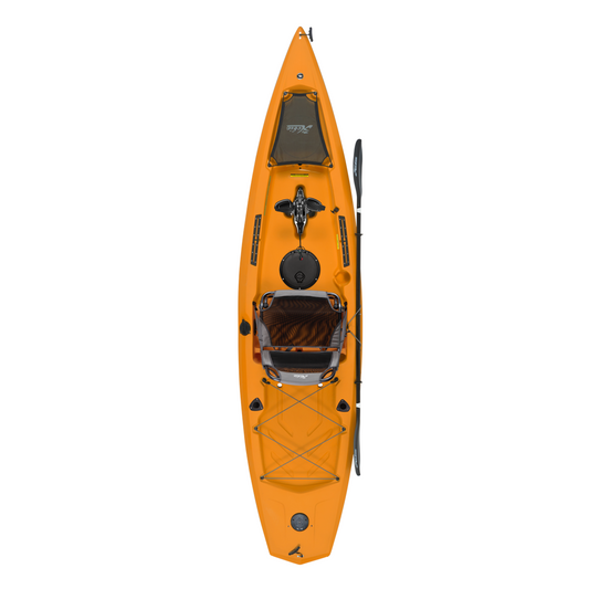 Hobie Mirage COMPASS (New 2022), MD 180 Kick Up Standard Papaya