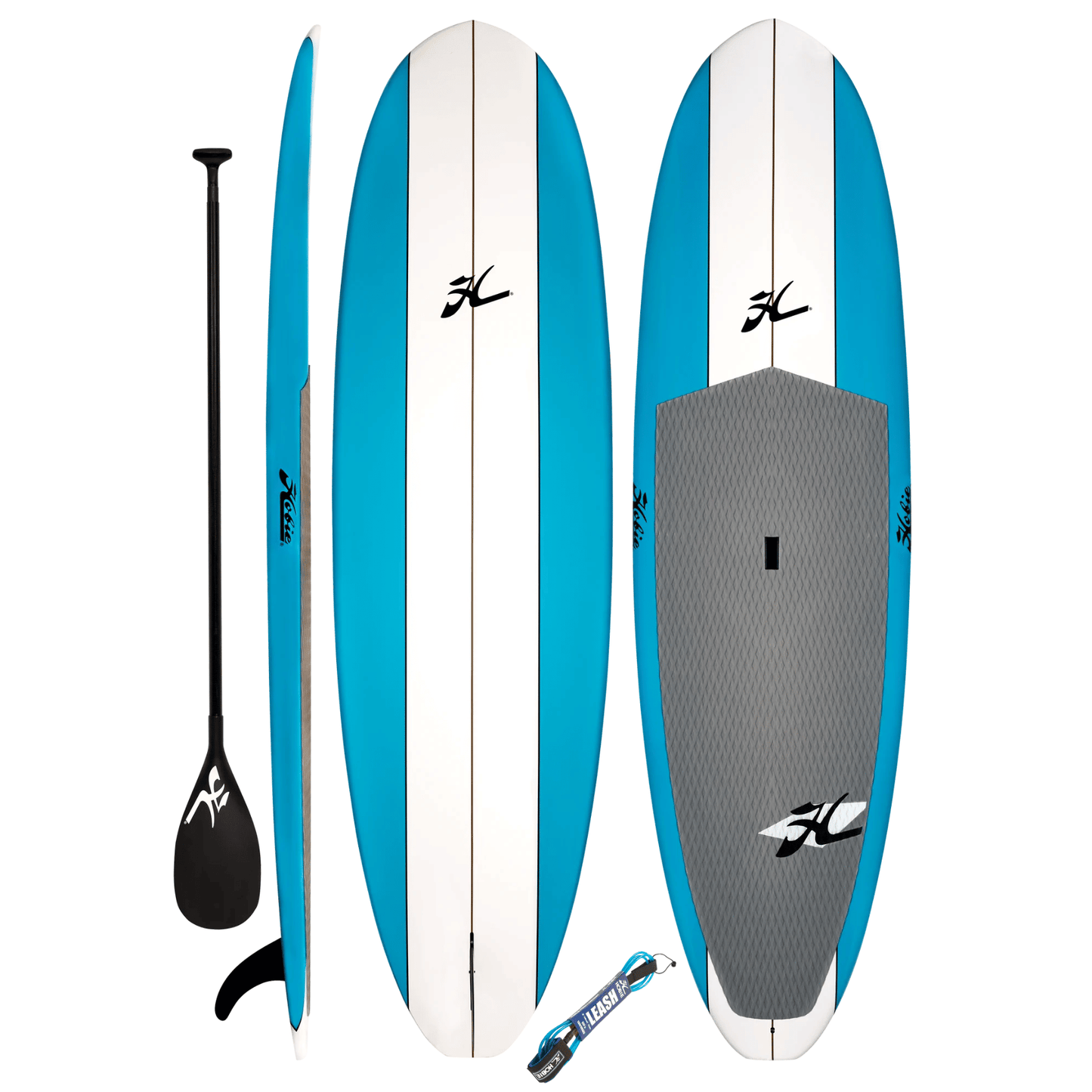HOBIE CLASSIC SUP 10'6" compete with adjustable paddle fins and leash