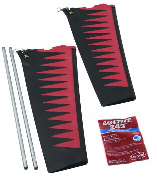 MIRAGEDRIVE ST-TURBO FIN KIT V2/GT - RED/BLK