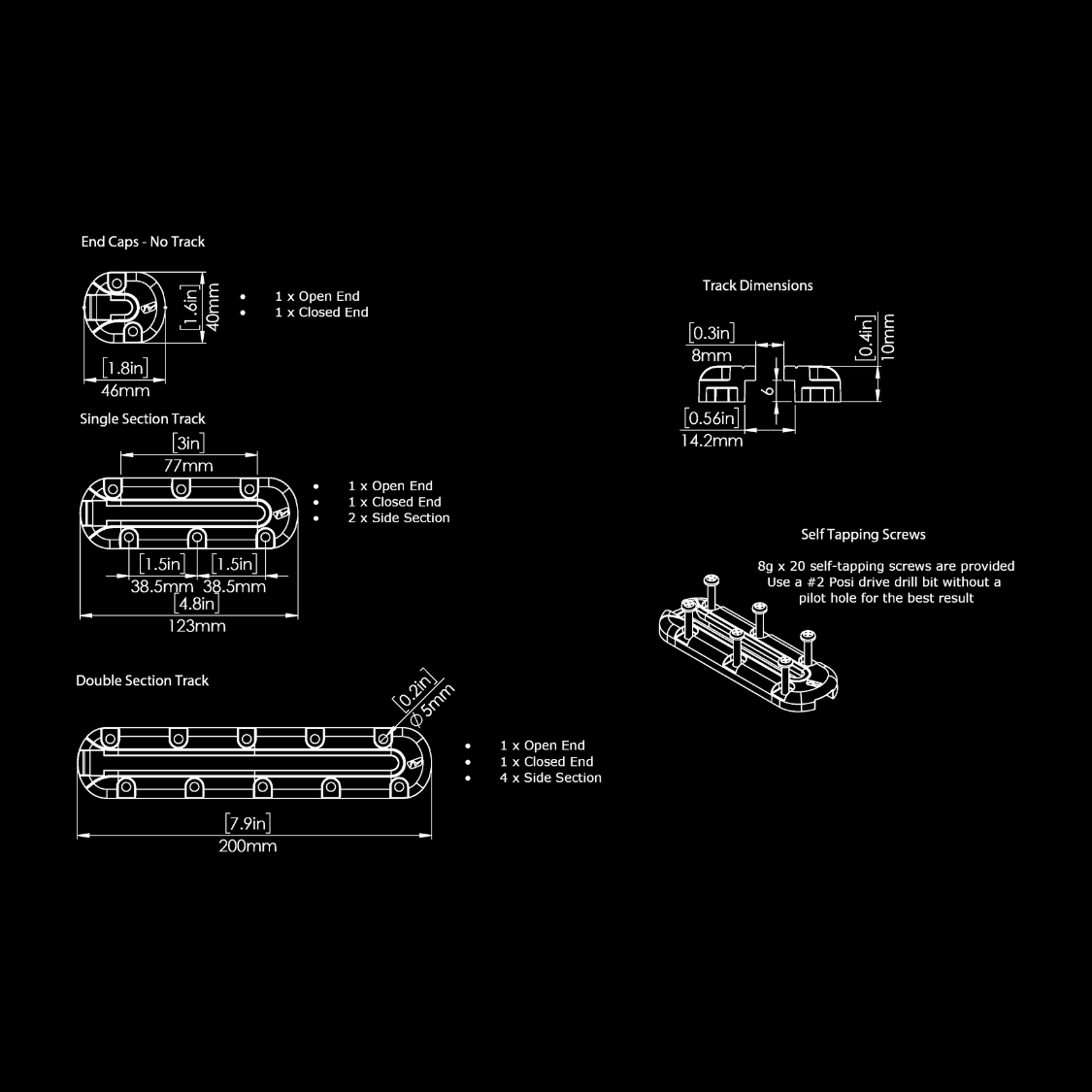 RAILBLAZA KAYAK EXPANDA TRACK