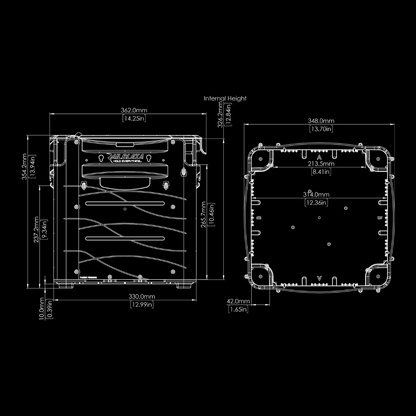 RAILBLAZA GEAR HUB 13'' BLK