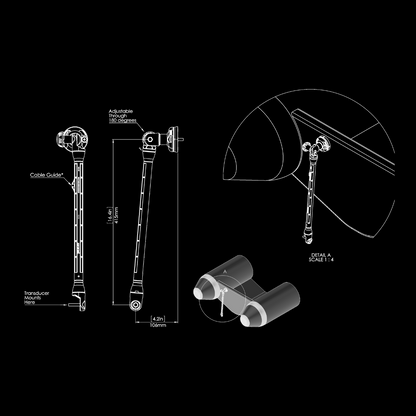 RAILBLAZA KAYAK/CANOE TRANSDUCER ARM