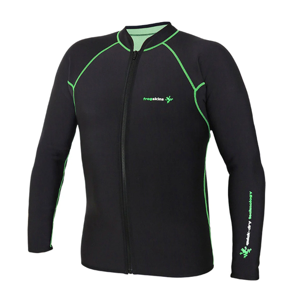 FROGSKINS MENS 1.5MM LONG SLEEVE ZIP TOP
