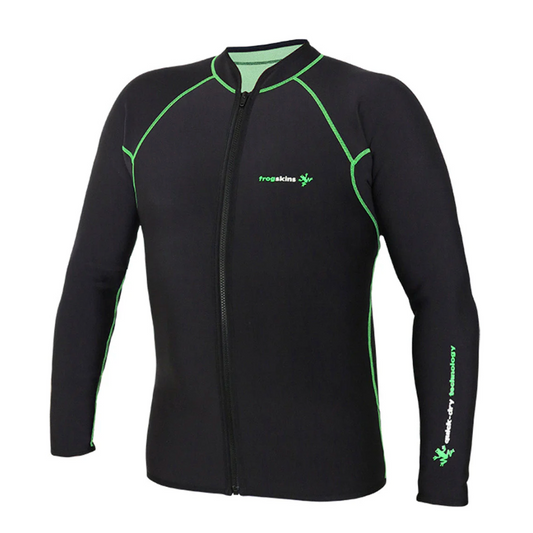 FROGSKINS MENS 1.5MM LONG SLEEVE ZIP TOP