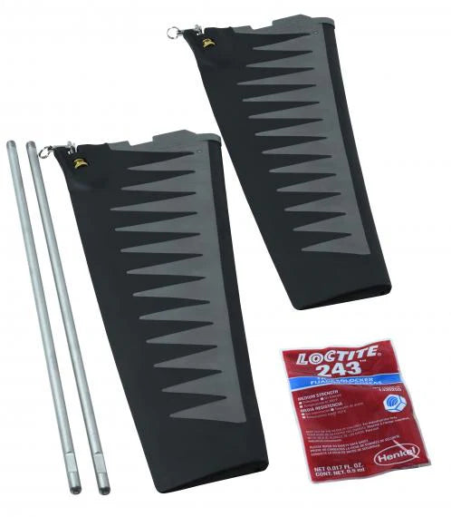 MIRAGEDRIVE ST-TURBO FIN KIT V2/GT - GRAY/BLK