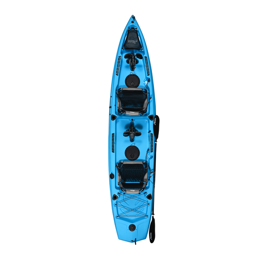 Hobie Mirage COMPASS DUO, 1x MD 180 Kick Up Standard 1x MD GT Kick Up Glacier Blue