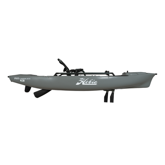 Hobie Mirage PRO ANGLER 12, MD 180 Turbo Kick Up Battleship Gray